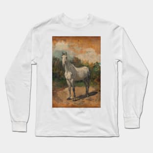 Classic Vintage French Country Horse Long Sleeve T-Shirt